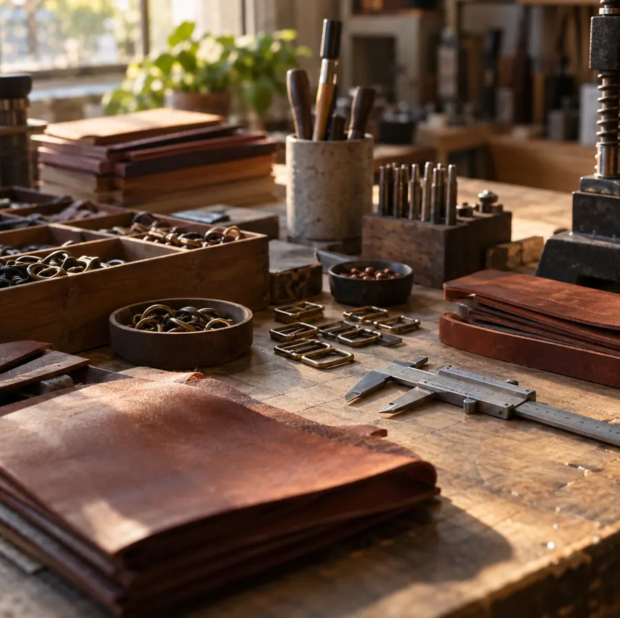 Illustration of manufacturing businesses equipment and workspace